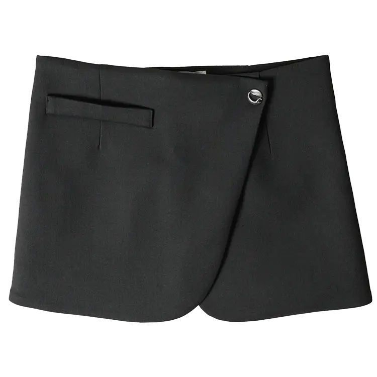 

Юбка Coperni Wrap Mini 'Black', черный