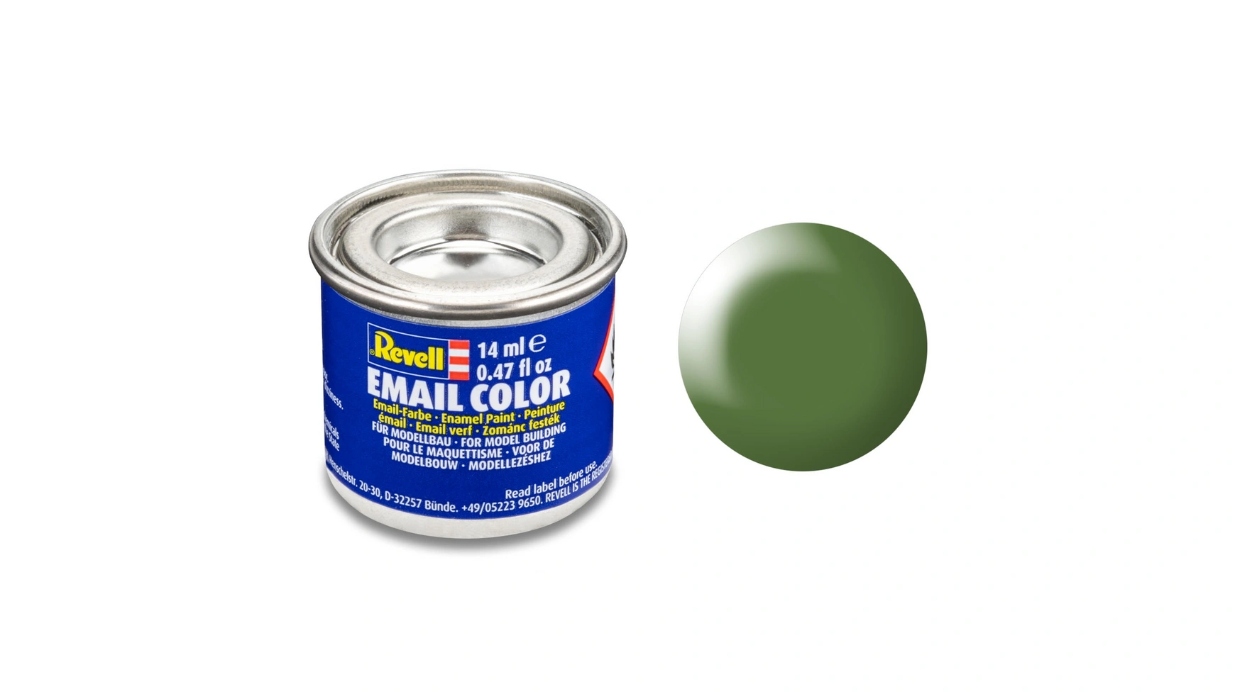 

Revell Email Color Fern Green, полуматовый, 14 мл, RAL 6025