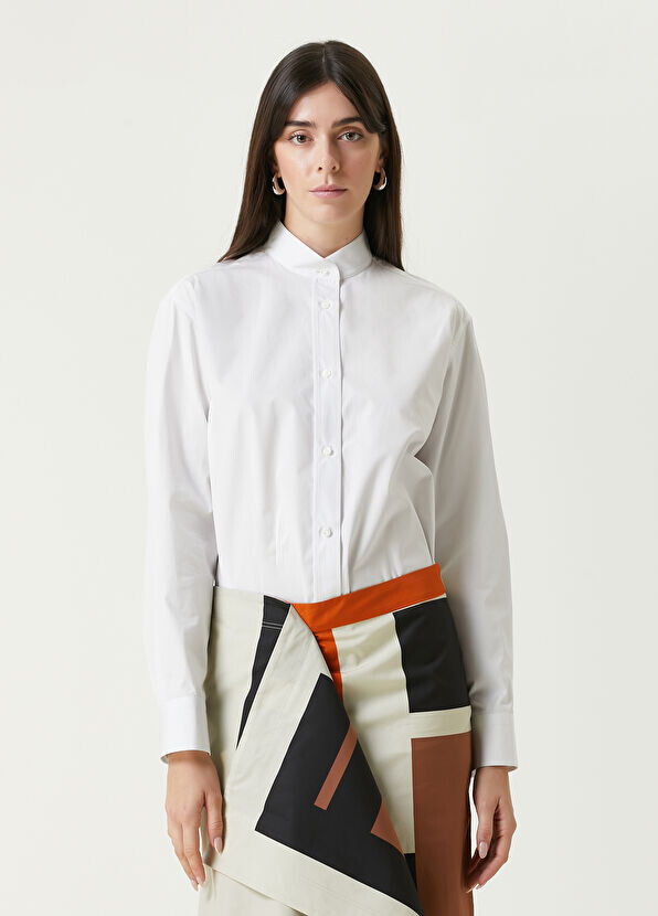 

Рубашка из поплина Fendi, белый