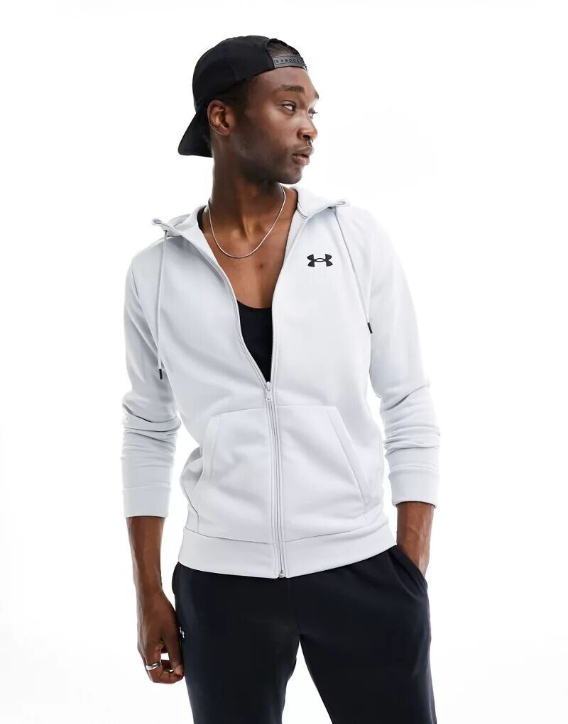 

Серая флисовая худи Under Armour