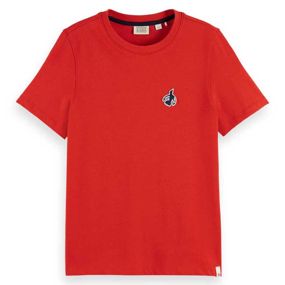 

Футболка Scotch & Soda The Free Spirit Peace Bird Regular Fit, красный