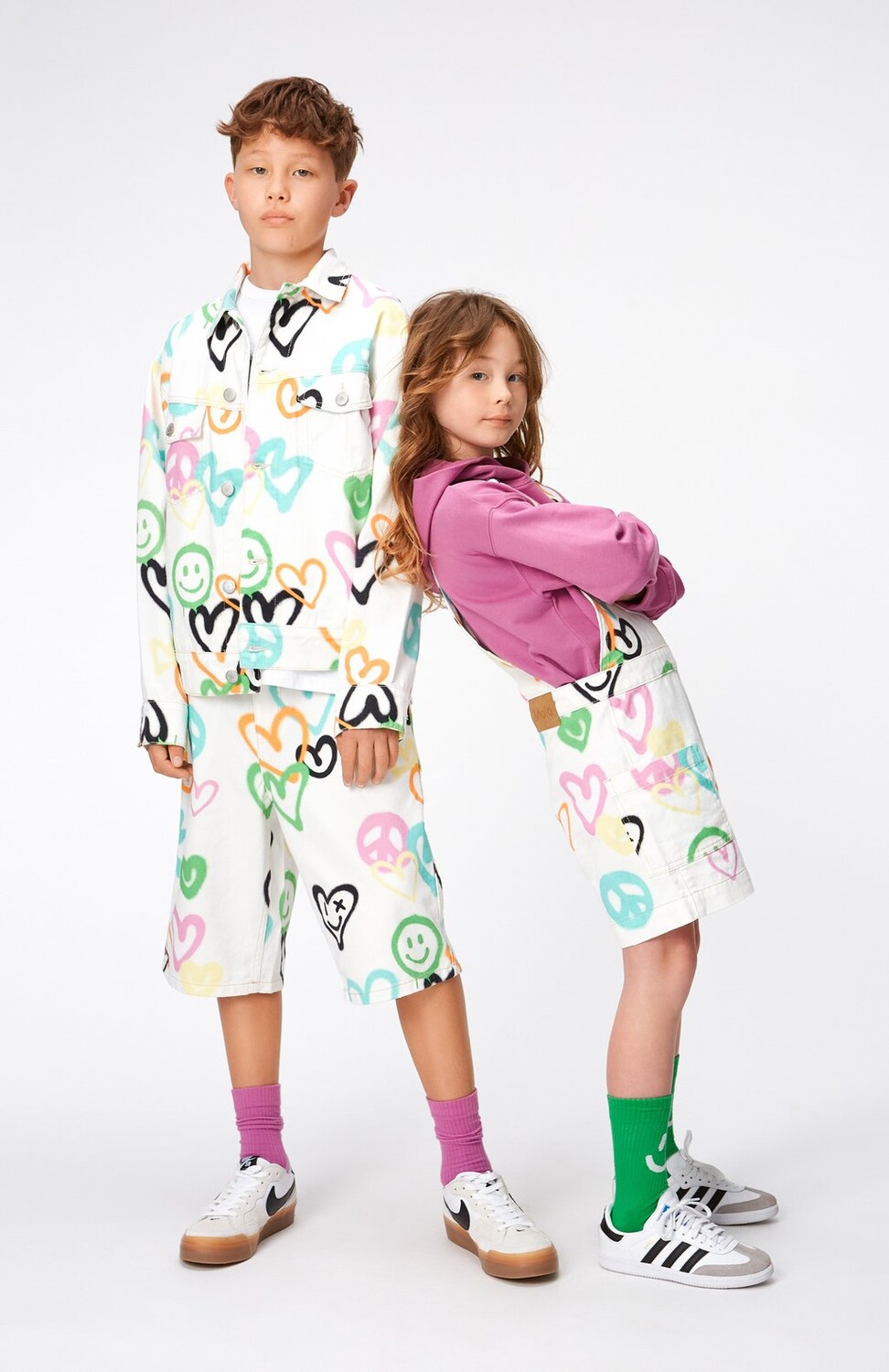 

Джинсовая куртка Hedly Unisex Molo, цвет off-white, multi-coloured