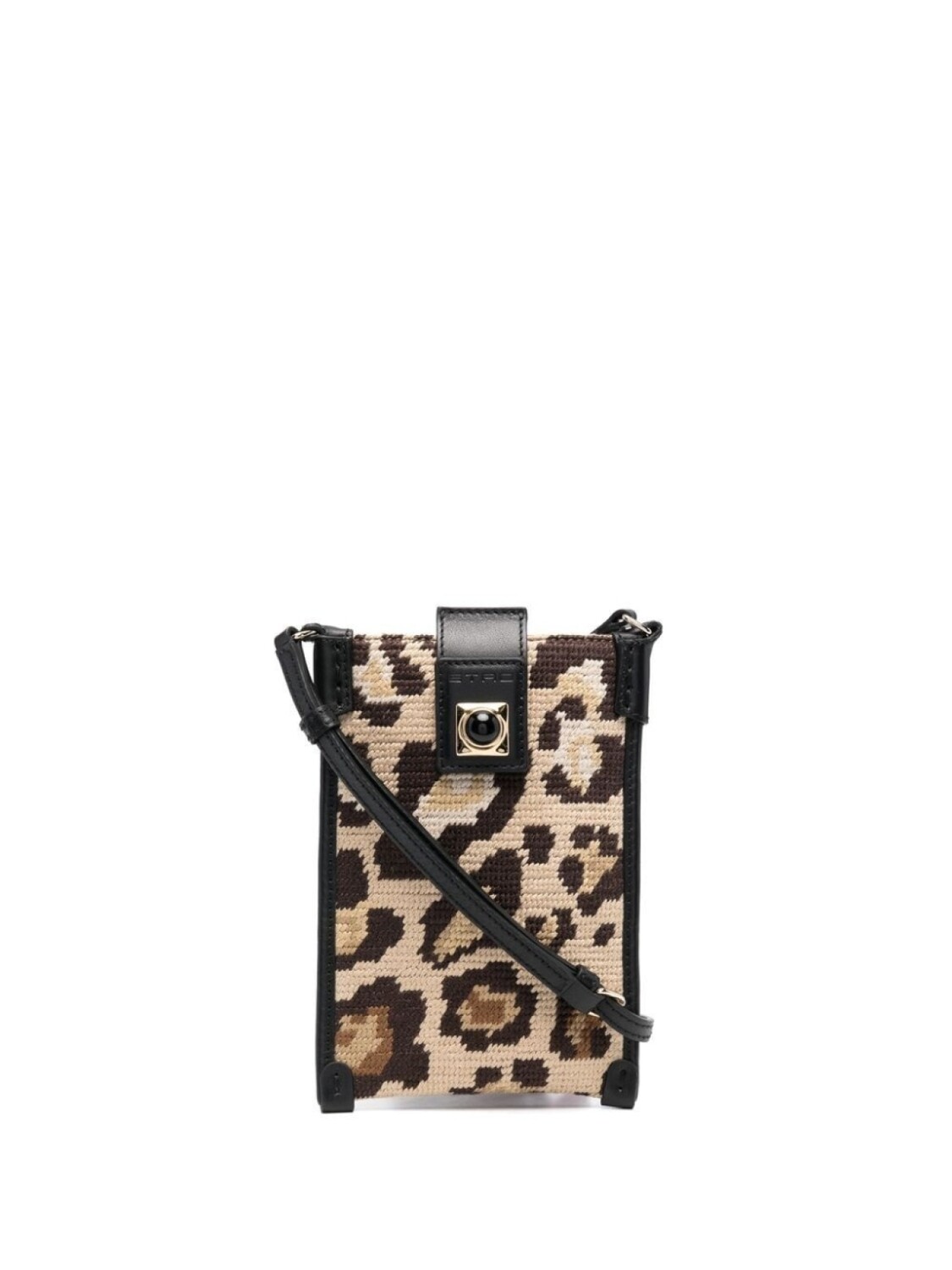 

ETRO сумка через плечо с леопардовым принтом, нейтральный цвет