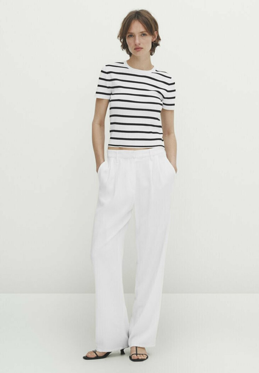 

Футболка с принтом Massimo Dutti, белый