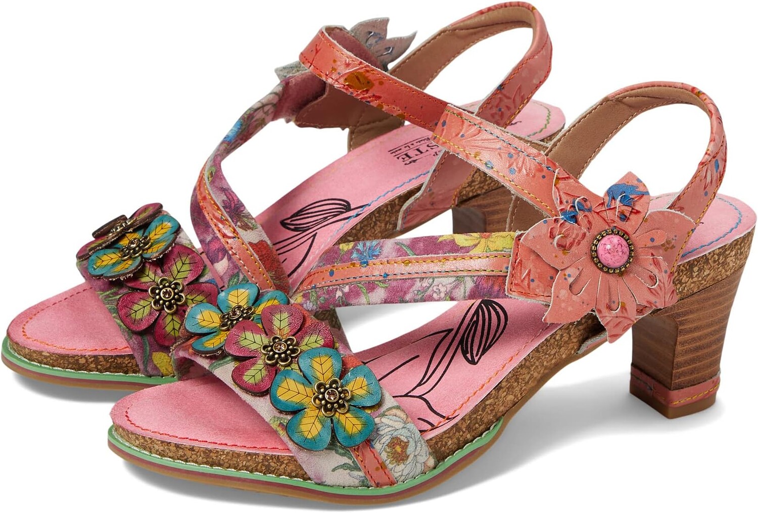 

Босоножки Chagell L'Artiste by Spring Step, цвет Pink Multi