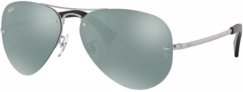 Солнцезащитные очки Ray-Ban 3449, серебряный/зеленый