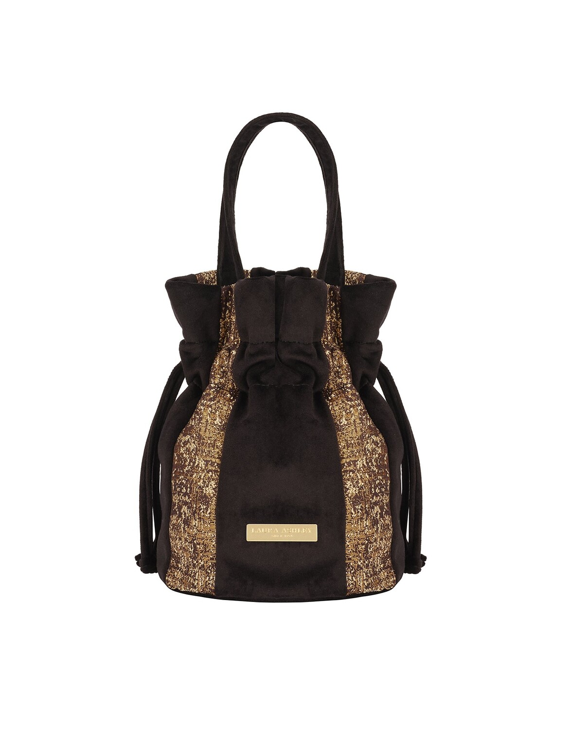 

Маленькая сумка Cora Laura Ashley, цвет Black / Gold