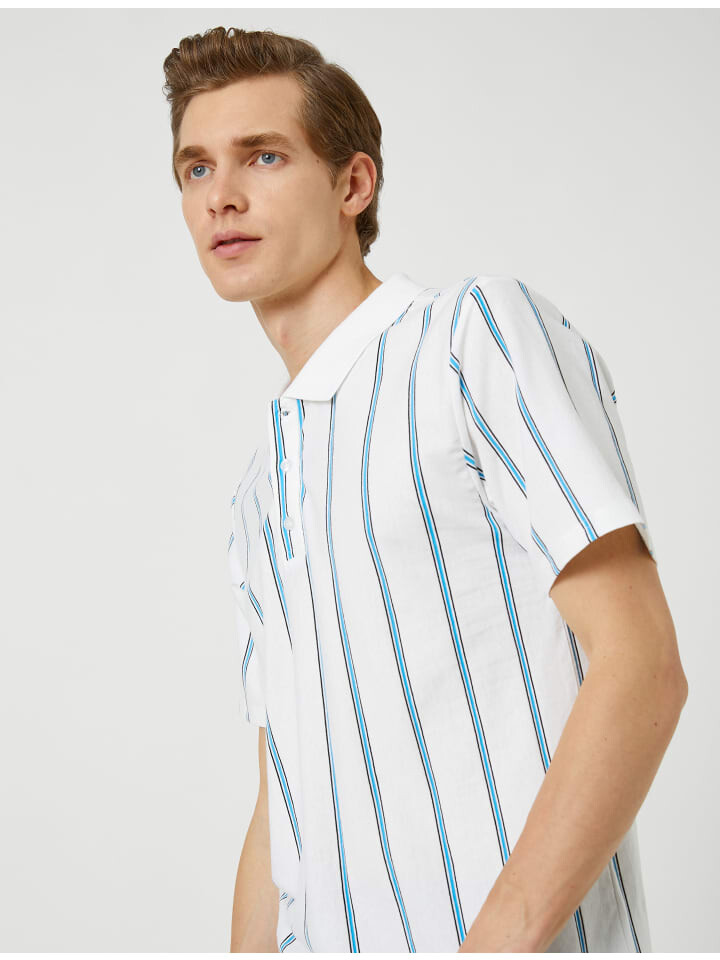 

Поло KOTON T shirt, цвет weiß gestreift