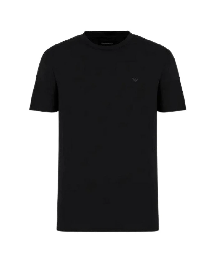 

Футболка Essential Piman из хлопка Emporio Armani, черный