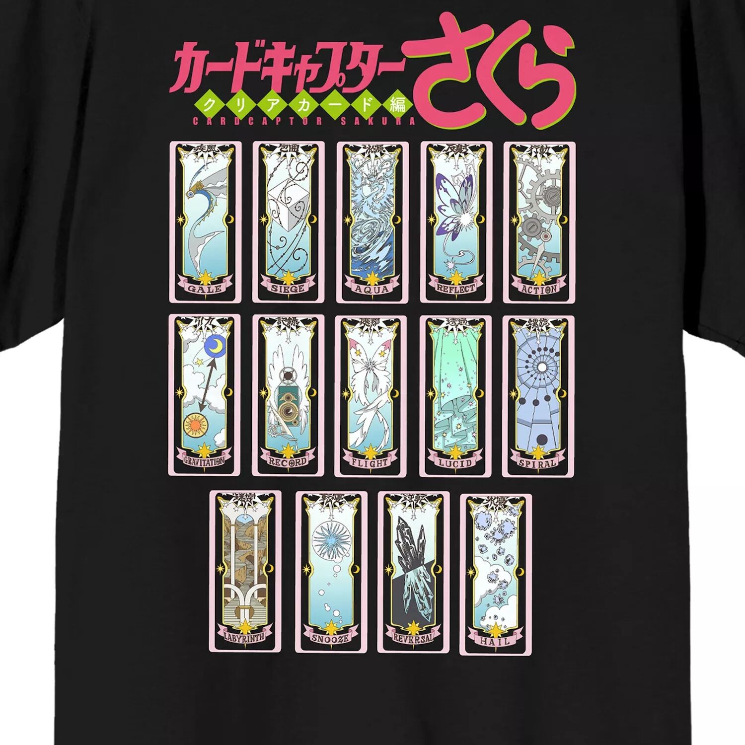 

Мужская футболка Card Captor Sakura Clear Cards Licensed Character