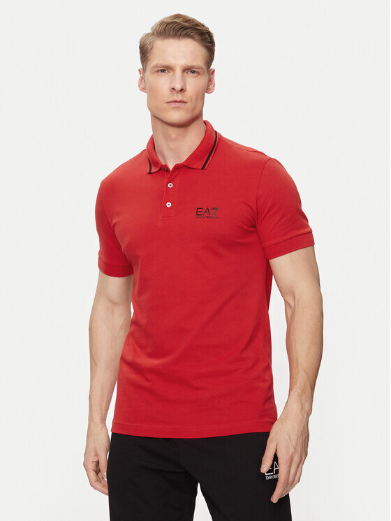 

Рубашка стандартного кроя Ea7 Emporio Armani, красный