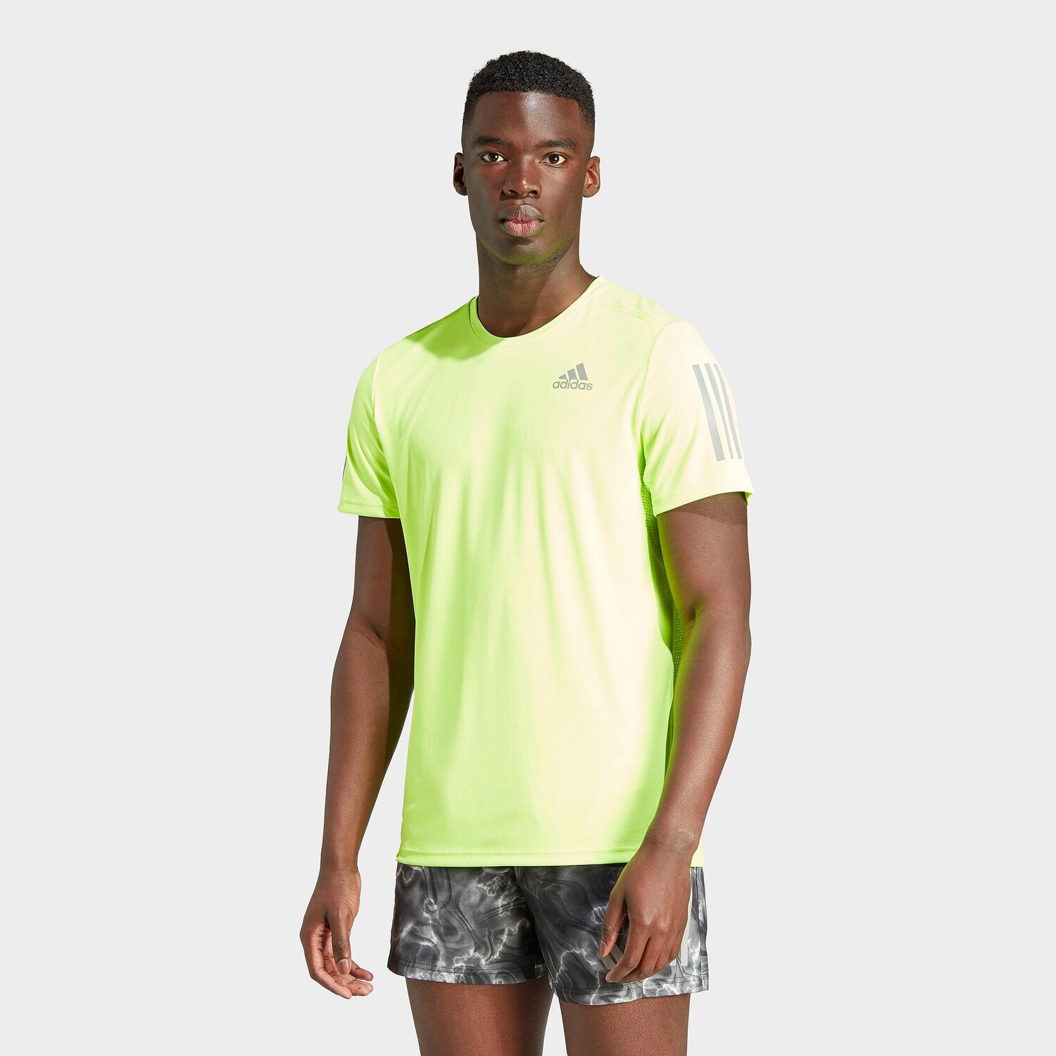 

Мужская футболка adidas Own The Run, зеленый