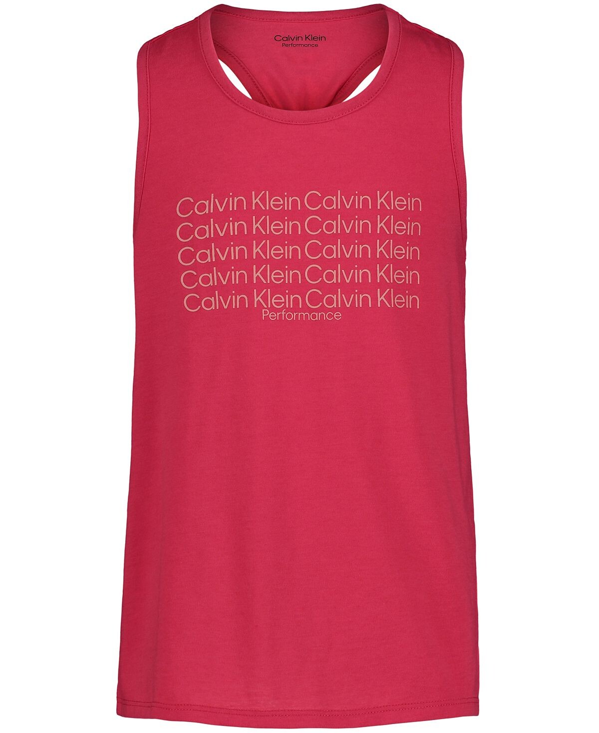 

Майка с логотипом Big Girls Twist Racerback Calvin Klein
