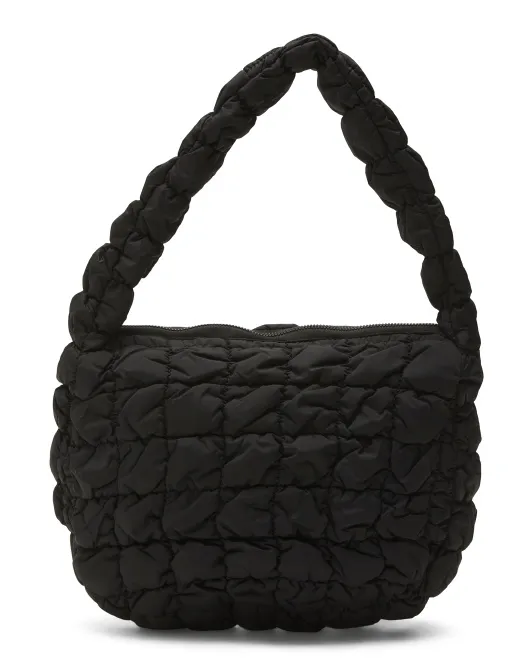 

Сумка-хобо из пуховой ткани Lulla Collection, черный