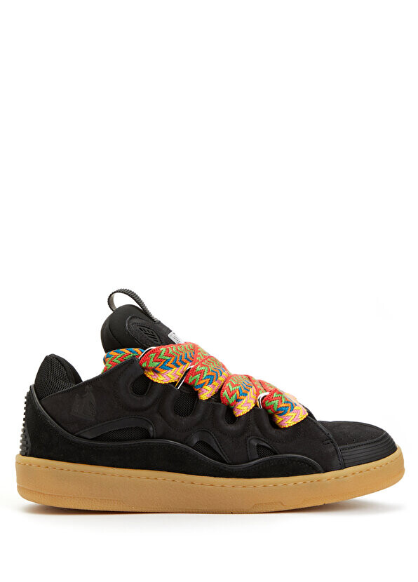 

Черные мужские кожаные кроссовки curb Lanvin