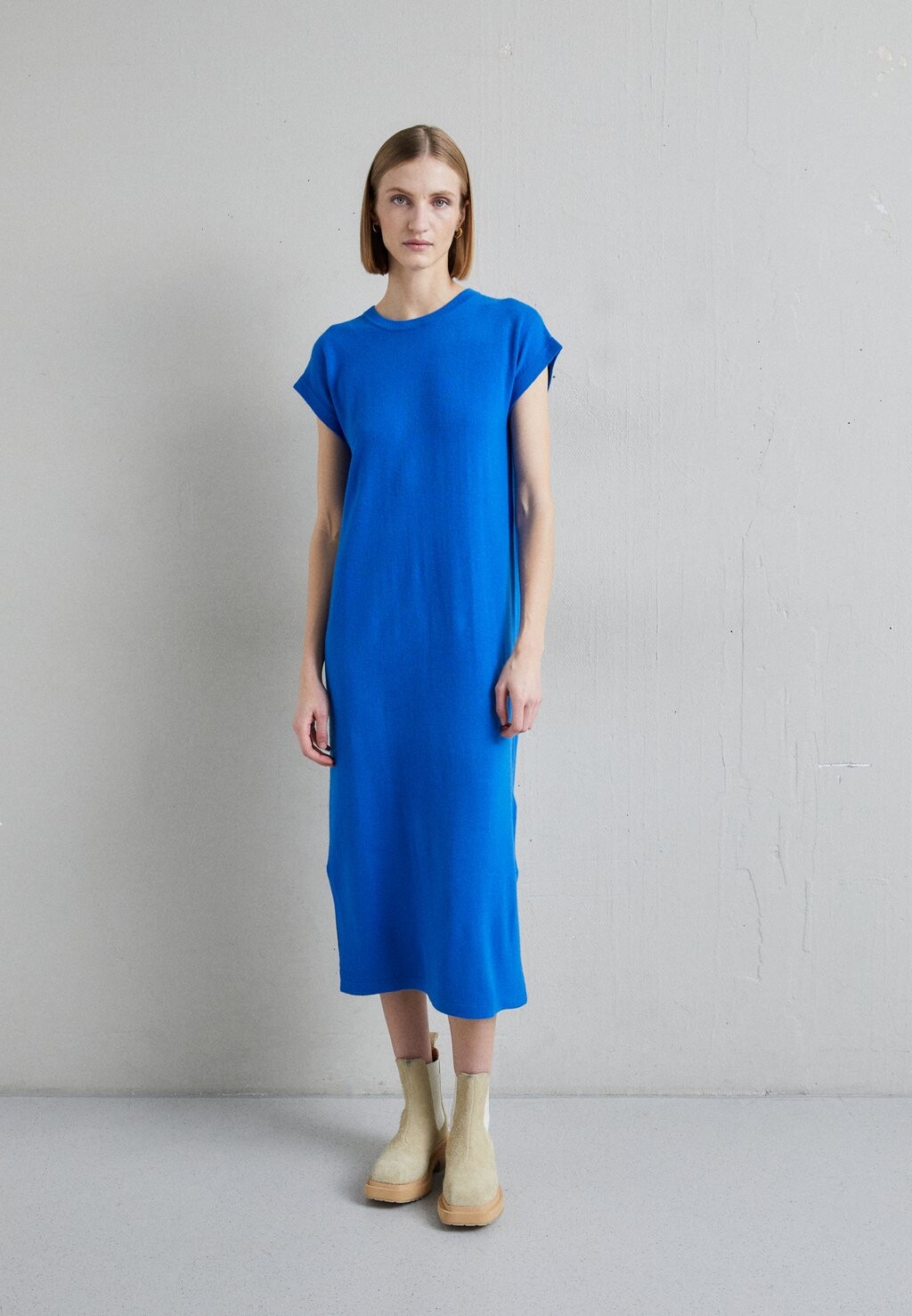 

Платье из джерси CASHMERE TEE DRESS KNITID, синий
