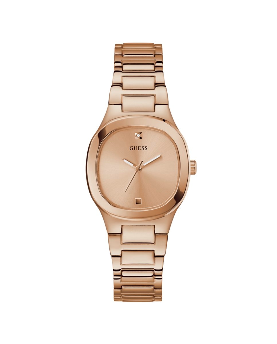цена Женские часы Eve GW0615L3 из стали с ремешком из розового золота Guess, золотой