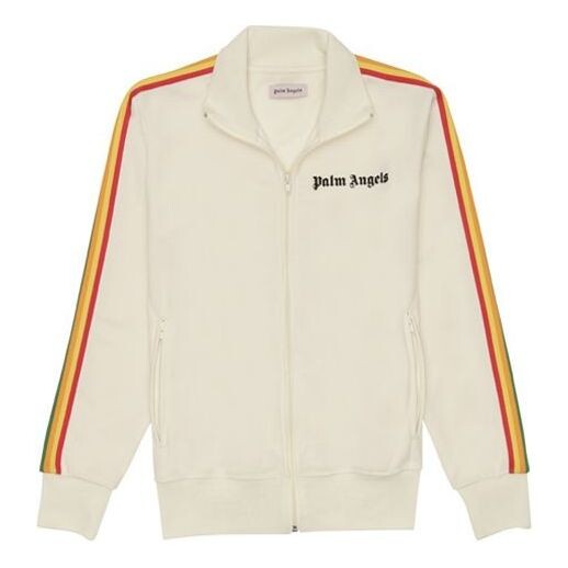 

Куртка Men's PALM ANGELS White Rainbow Track Jacket Stripe, белый