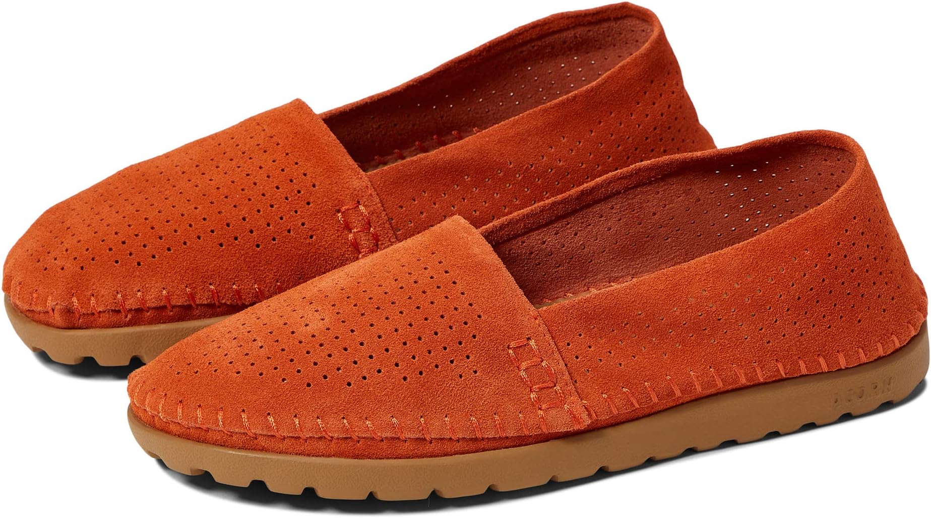 

Лоферы Addison Suede Moc + Bloom Acorn, цвет Ginger