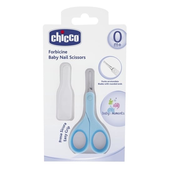 Ножницы, синий, 0м+ Chicco chicco baby nail scissors ножницы в чехле 0м розовый