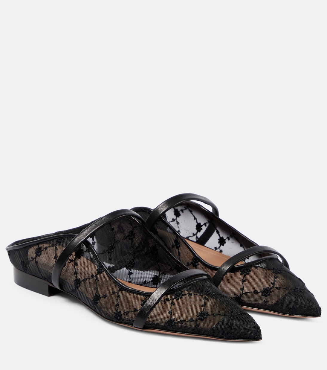 

Мюли maureen с кожаной отделкой Malone Souliers, черный