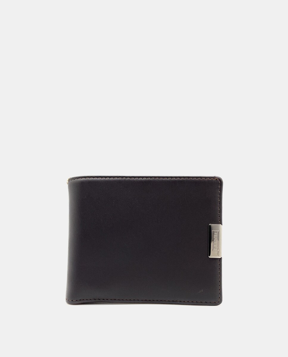 Коричневый кожаный кошелек с внутренней сумочкой Pielnoble, коричневый черный кожаный кошелек с внутренней сумочкой pielnoble черный