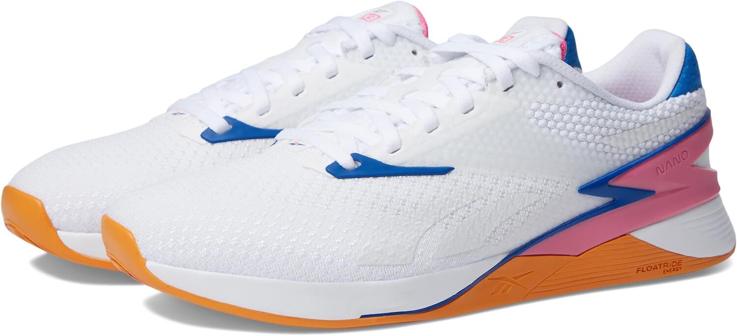 

Кроссовки Nano X3 Reebok, цвет White/Peach Fuzz/Pink