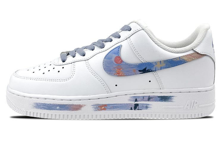 

Низкие кроссовки Nike Mens Air Force1 белый/фиолетовый