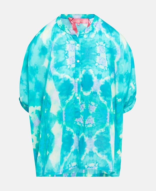 

Рубашка блузка Yippie Hippie, зеленый