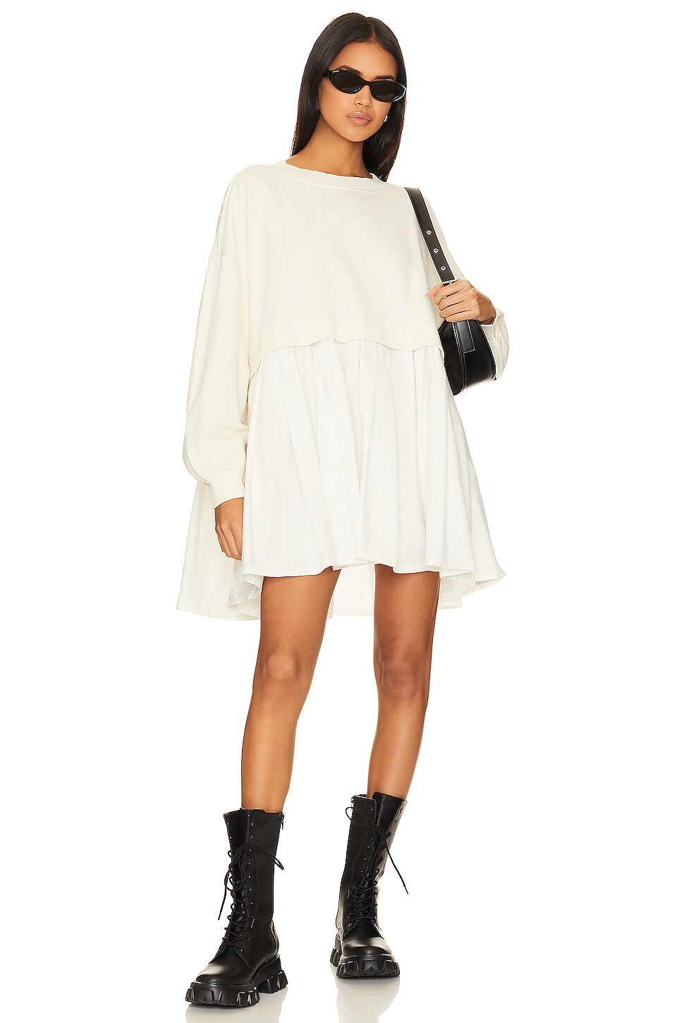 

Платье Free People Eleanor Sweatshirt, цвет Grey Combo