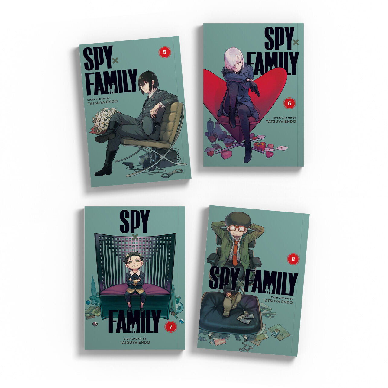 

Манга Spy x Family Manga (5-8) Bundle