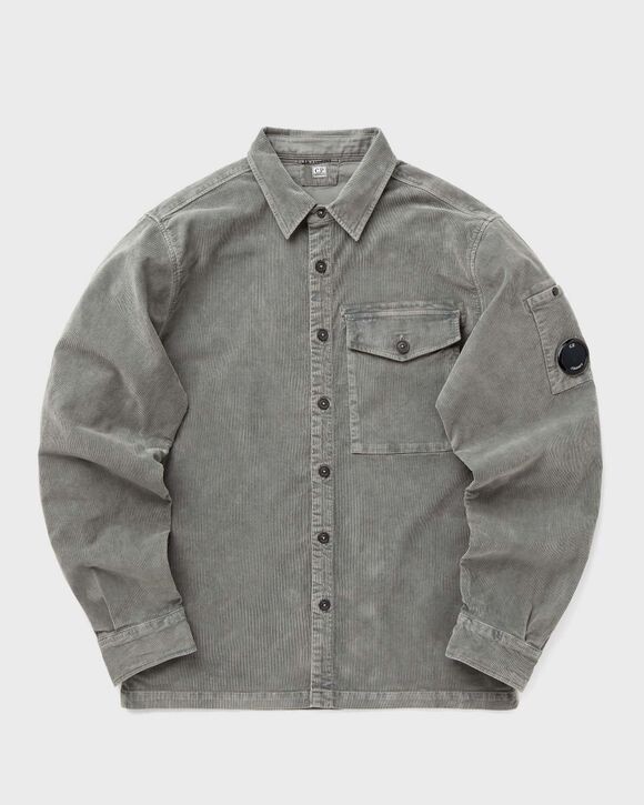 

Рубашка C.P. Company Corduroy Lens Buttoned Shirt, цвет grape leaf