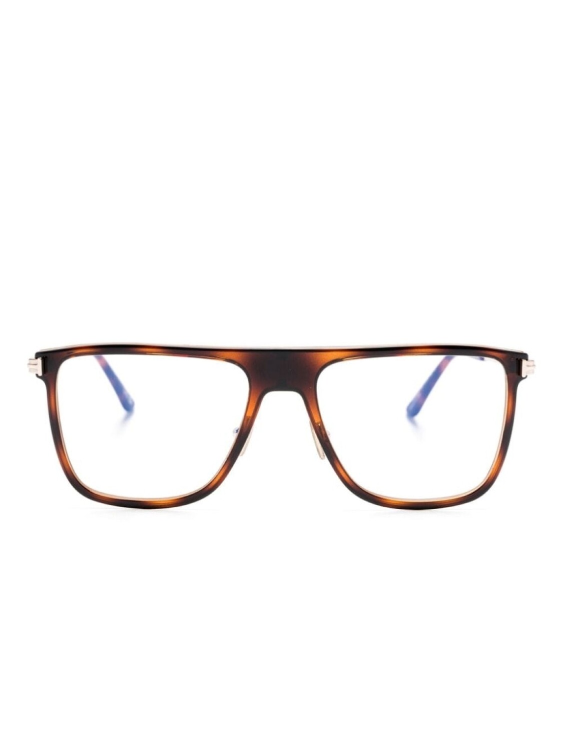 

TOM FORD Eyewear очки в квадратной оправе, коричневый