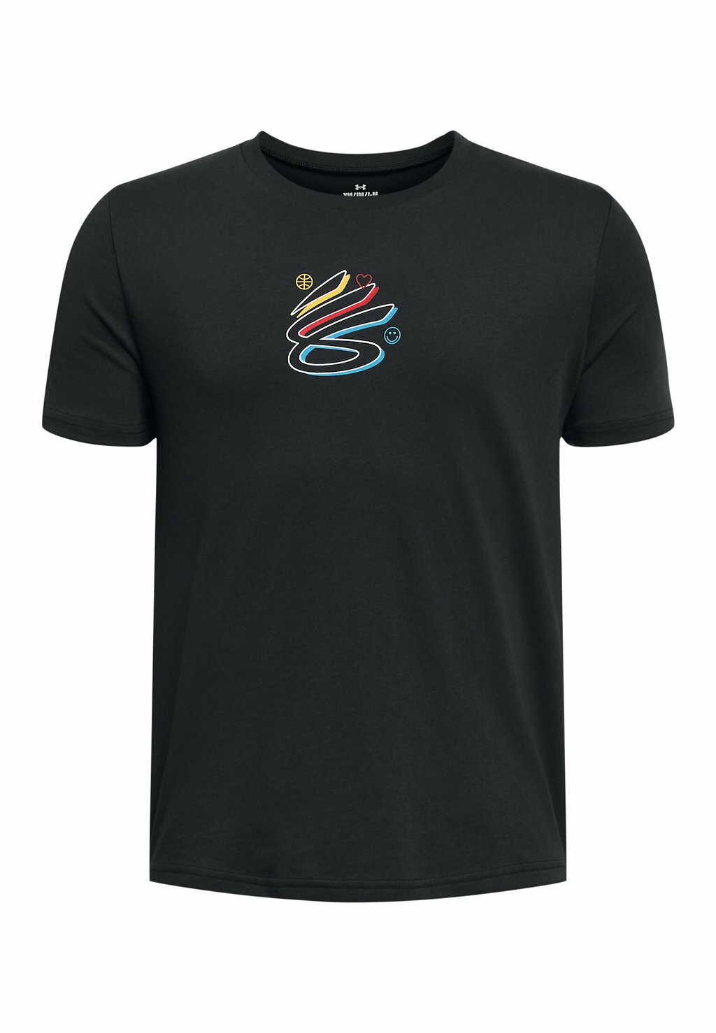 

Спортивная футболка UNDER ARMOUR SHORT-SLEEVE GRAPH CURRY SHOE HOOK TEE 4, цвет black (001)