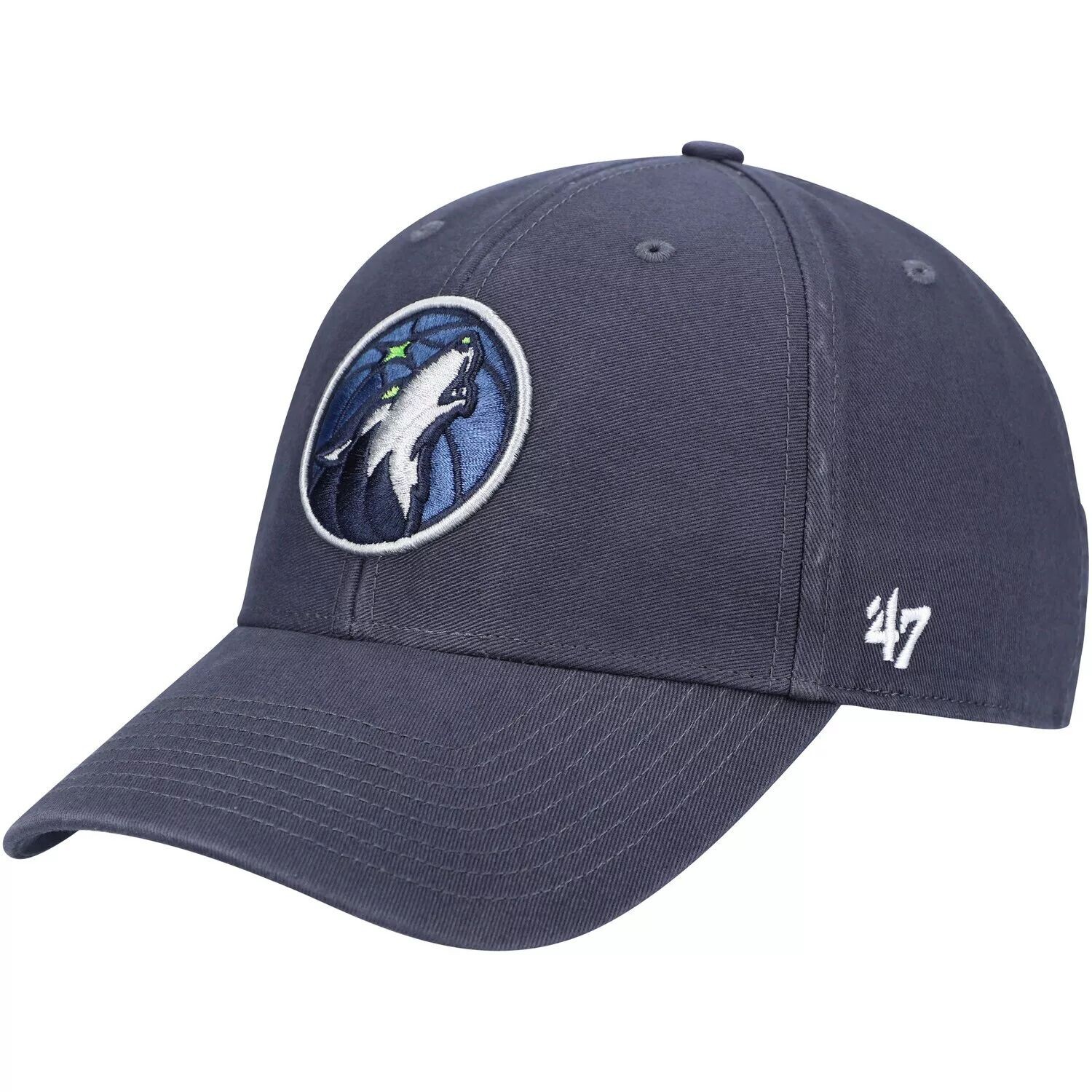 

Мужская темно-синяя регулируемая кепка Minnesota Timberwolves MVP Legend '47