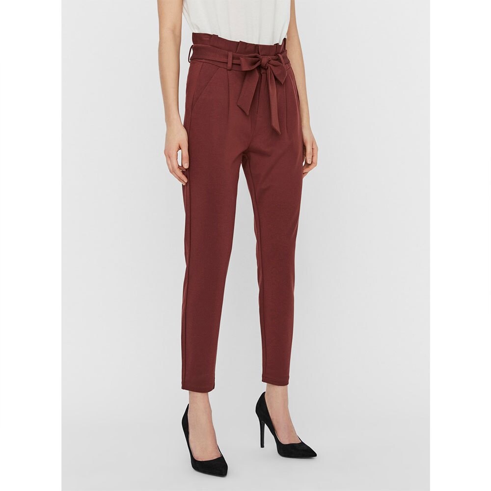 

Брюки Vero Moda Loose Paperbag, коричневый