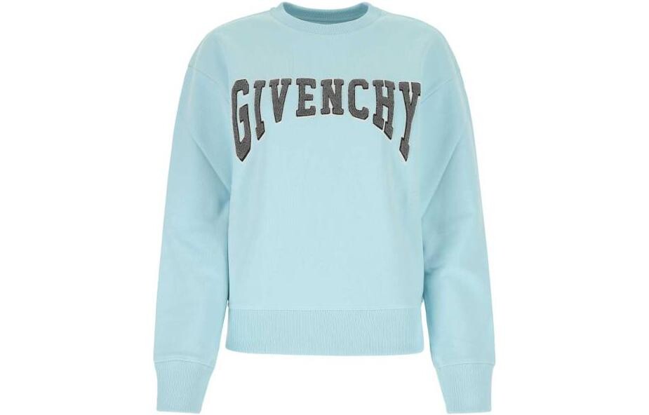 

Свитшот женский Givenchy с вышитым логотипом, синий