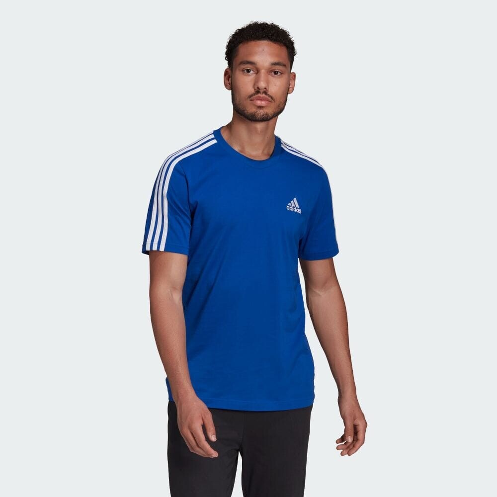 

Футболка Adidas ESSENTIALS 3-STRIPES TEE, синий