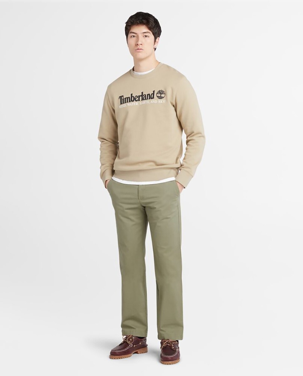 

Мужские брюки чинос стандартного кроя зеленого цвета Timberland, зеленый