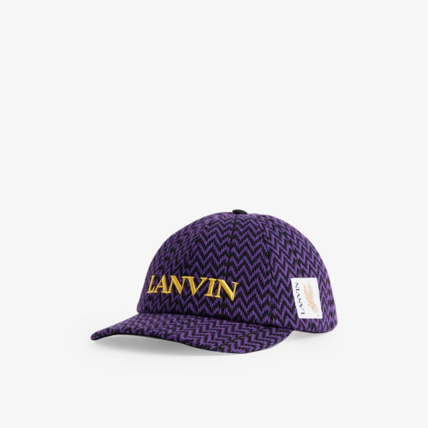 Кепка из смесового хлопка с логотипом lanvin x future curb Lanvin, черный