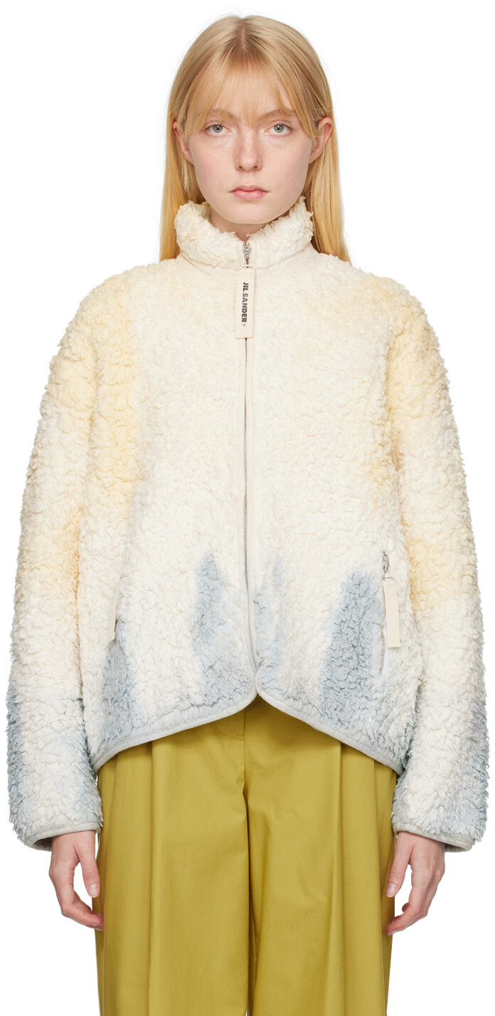 

Off-White куртка тай-дай Jil Sander, Белый