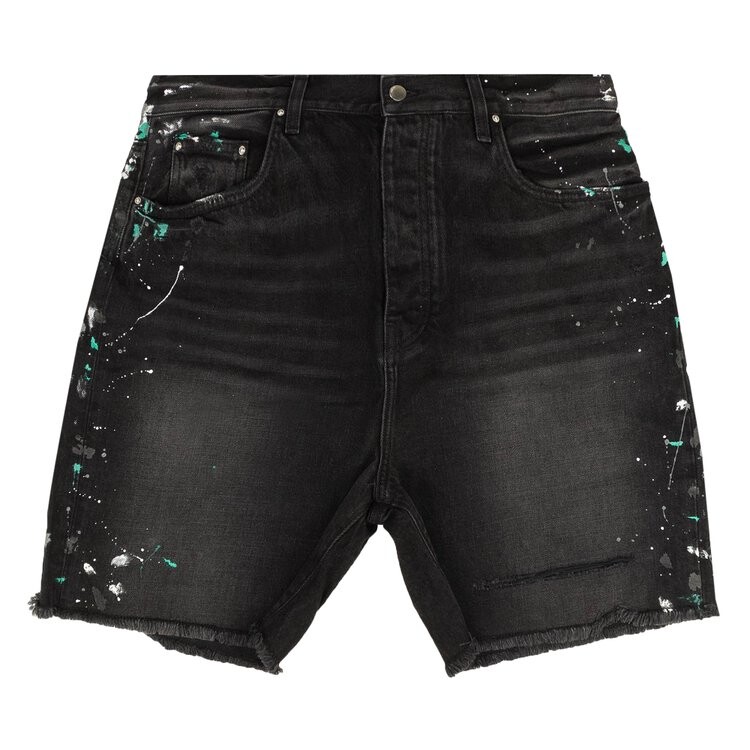 

Шорты Amiri Denim Painter Bermuda 'Black', черный