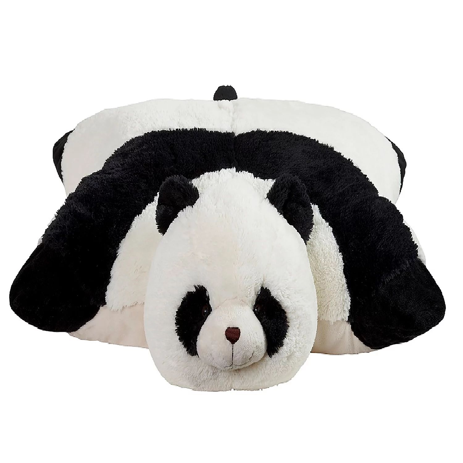 Подушка Pets Jumboz Panda Очень большая складная плюшевая подушка Pillow Pets 2022 new flat pillow]baby pillow premium soft pillow flat head prevention pillow dimple pillow