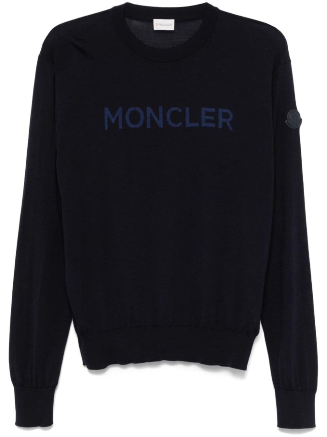 

Moncler свитер из вирджинской шерсти, синий