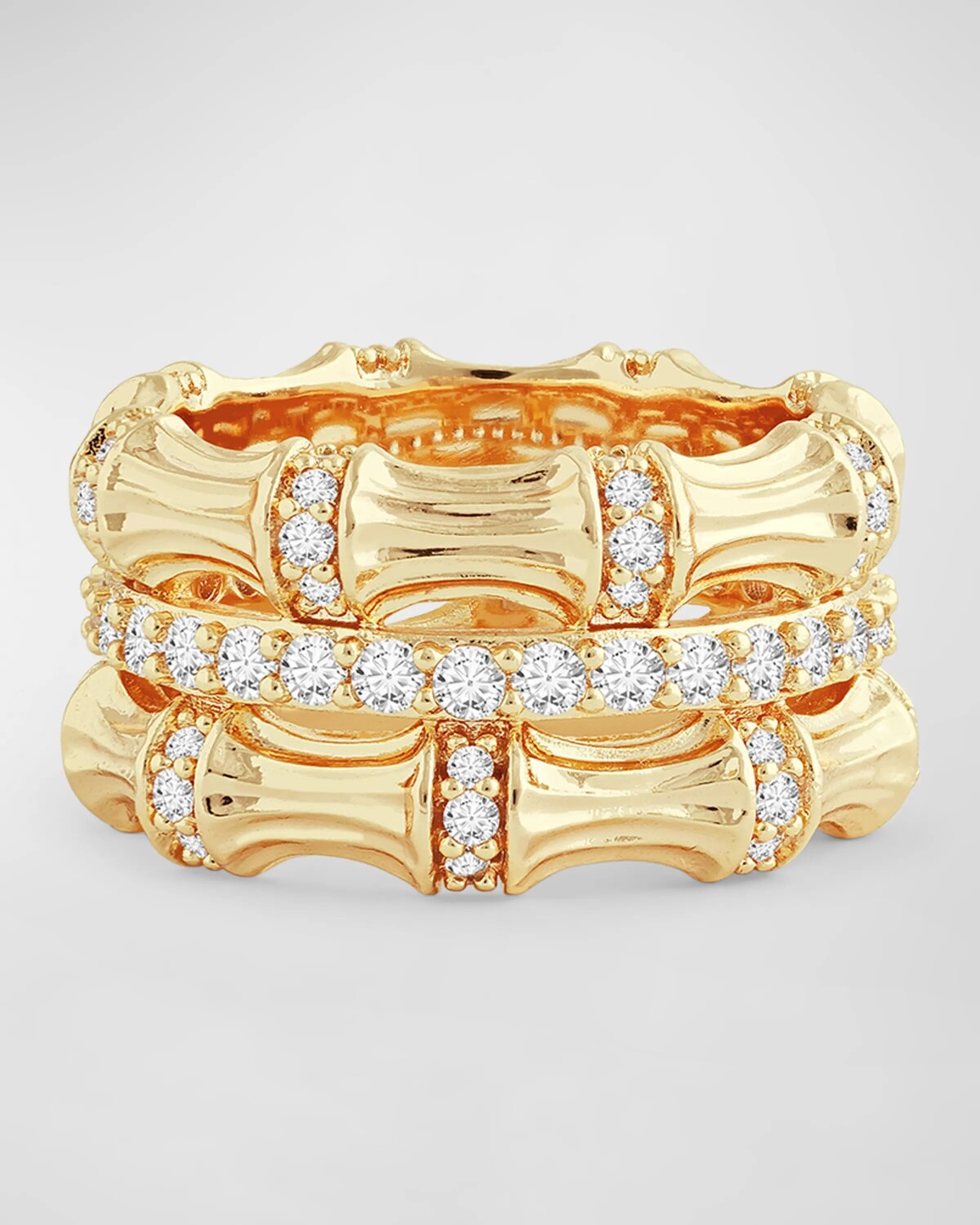 

Бамбуковое кольцо Anabel Aram Jewelry, цвет Gold