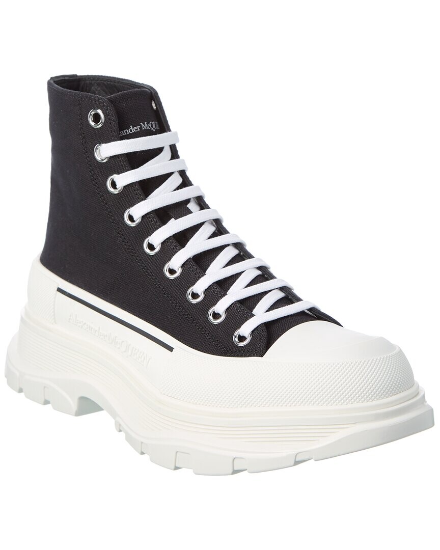 

Ботинки из парусины Alexander McQueen Tread Slick, черный