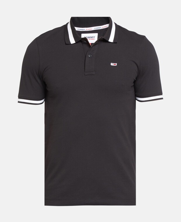 

Рубашка поло Tommy Jeans, черный