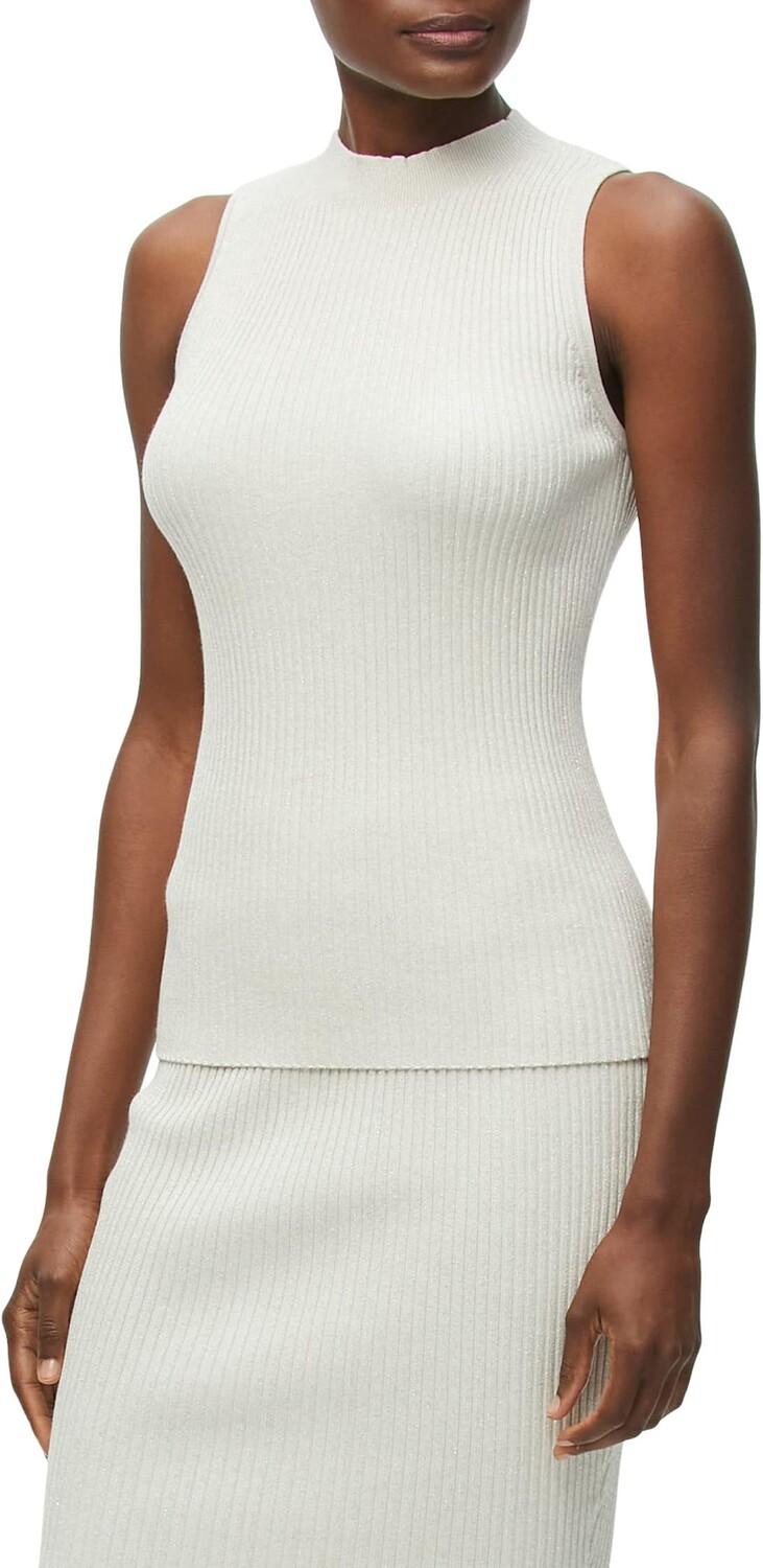

Свитер Kara Mock Neck Shell Top Michael Stars, цвет Chalk