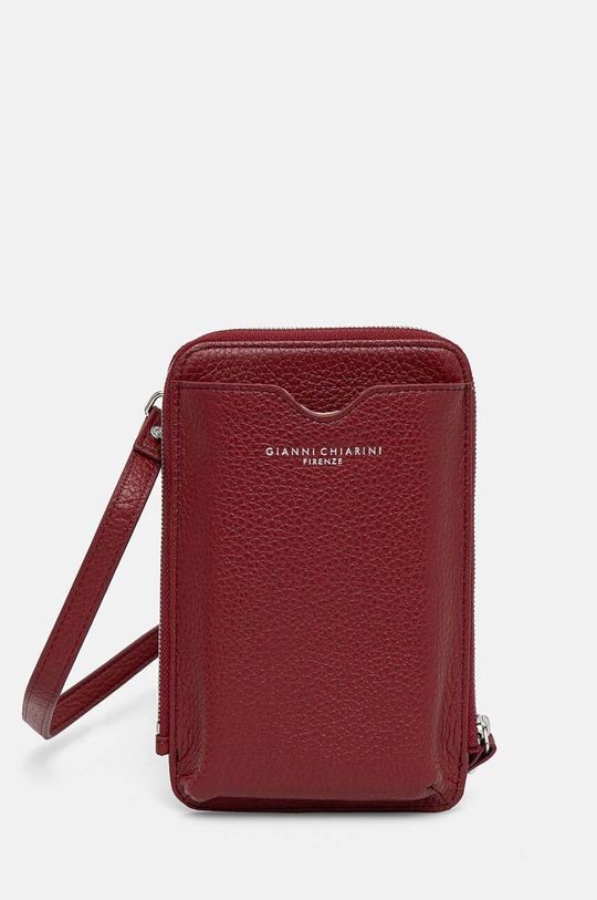 

Кожаный чехол для телефона Gianni Chiarini, бордовый