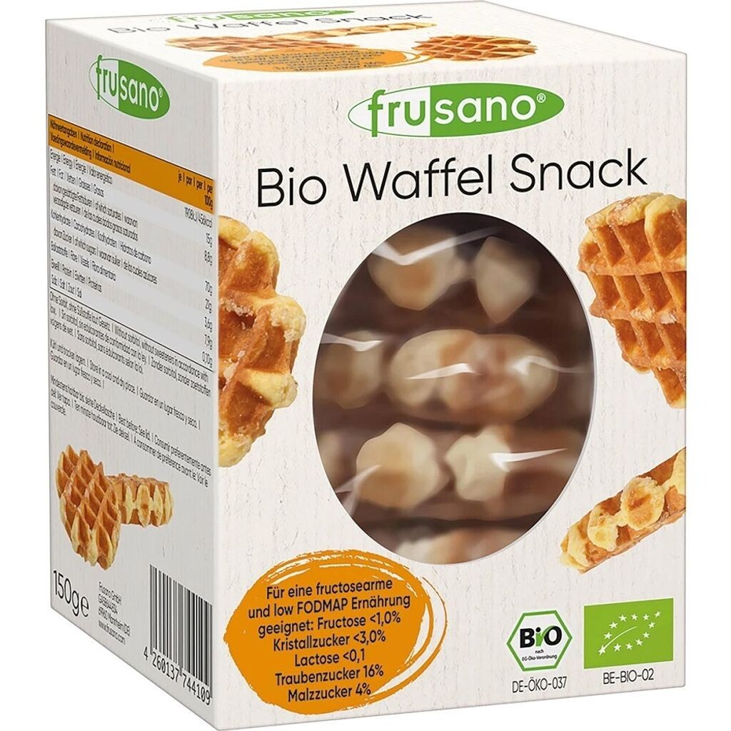 

Закуска Frusano органическая вафельная 150г